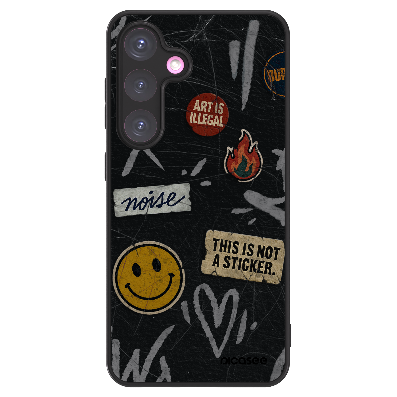 Picasee ULTIMATE CASE PowerShare για Samsung Galaxy S24+ S926B 5G - STICKERS x TAGS