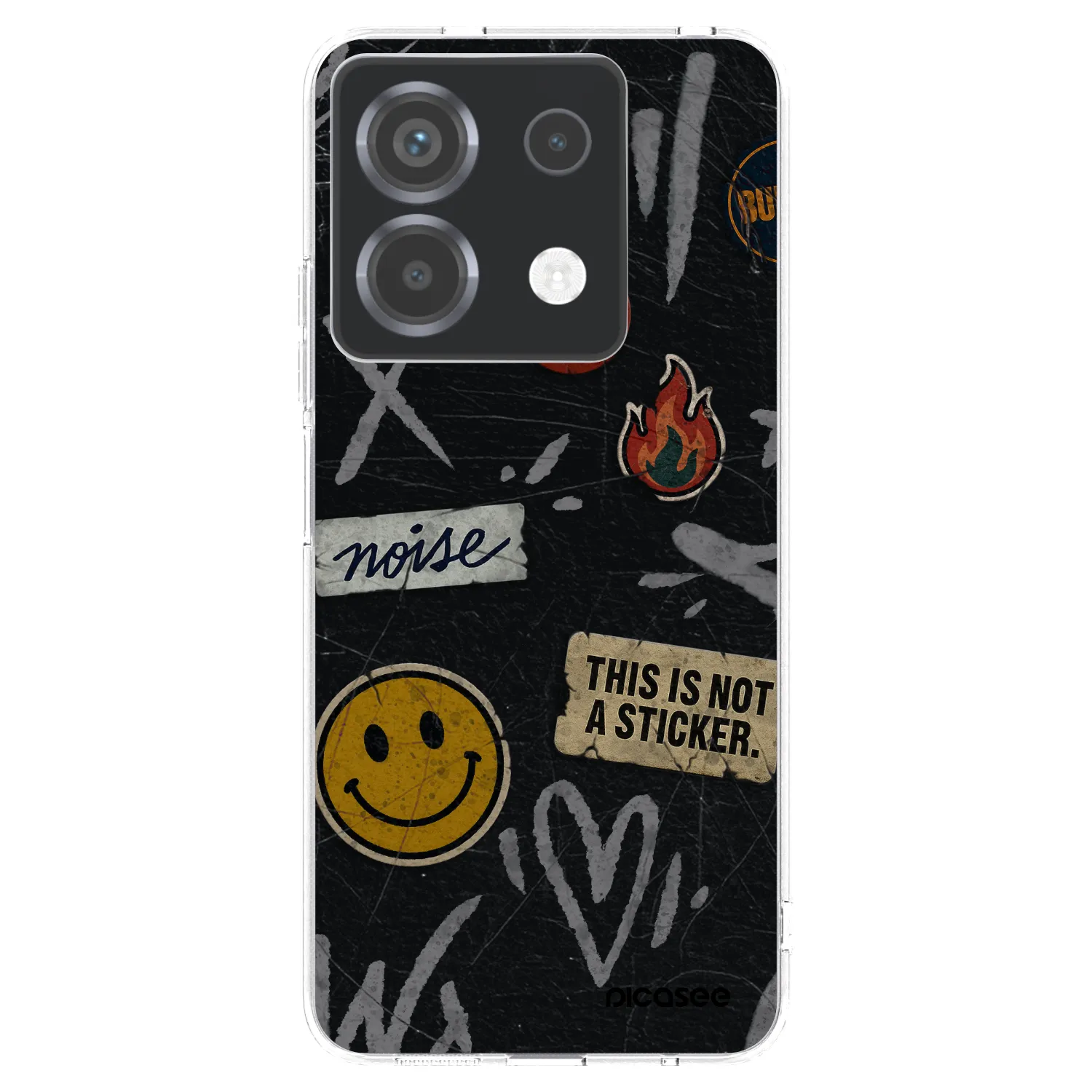 Picasee διαφανής θήκη σιλικόνης Xiaomi Poco X6 - STICKERS x TAGS