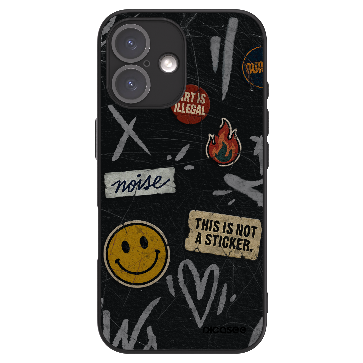 Picasee ULTIMATE CASE για Apple iPhone 16 - STICKERS x TAGS