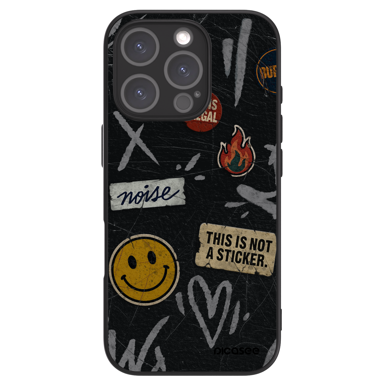 Picasee ULTIMATE CASE για Apple iPhone 16 Pro - STICKERS x TAGS