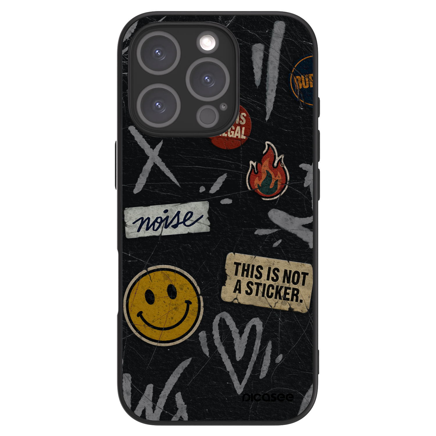 Picasee ULTIMATE CASE MagSafe pro Apple iPhone 16 Pro - STICKERS x TAGS