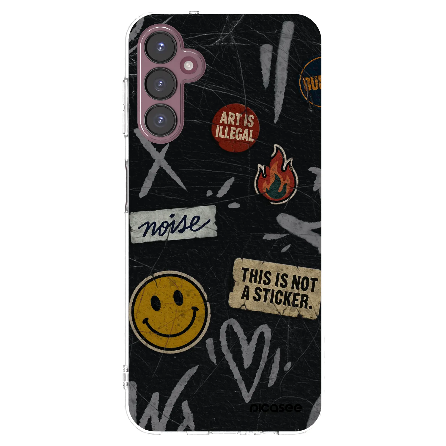 Picasee διαφανής θήκη σιλικόνης Samsung Galaxy A05s A057G - STICKERS x TAGS