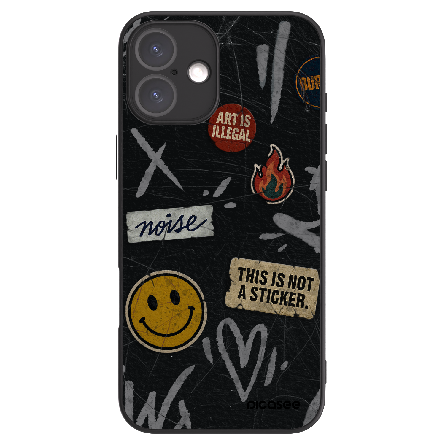 Picasee ULTIMATE CASE για Apple iPhone 16 Plus - STICKERS x TAGS