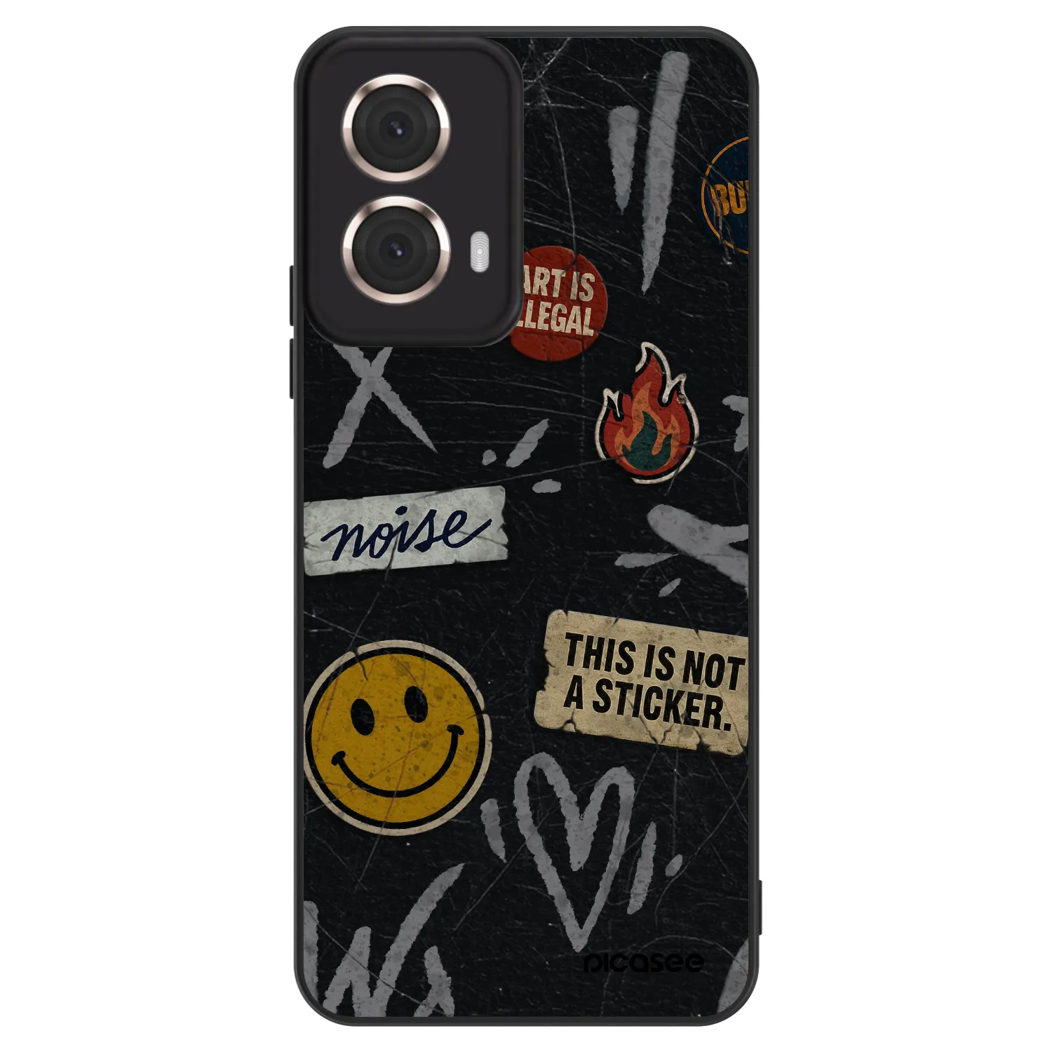 Picasee ULTIMATE CASE για Motorola Moto G85 - STICKERS x TAGS