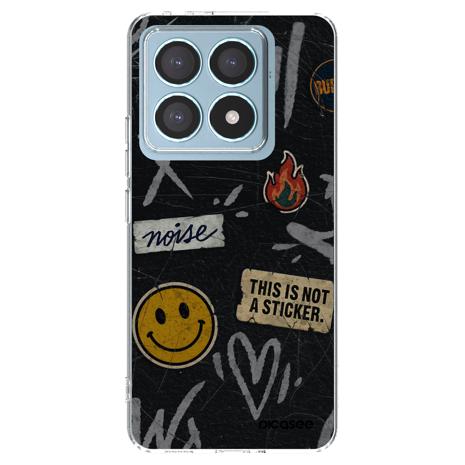 Picasee διαφανής θήκη σιλικόνης Xiaomi 14T Pro - STICKERS x TAGS