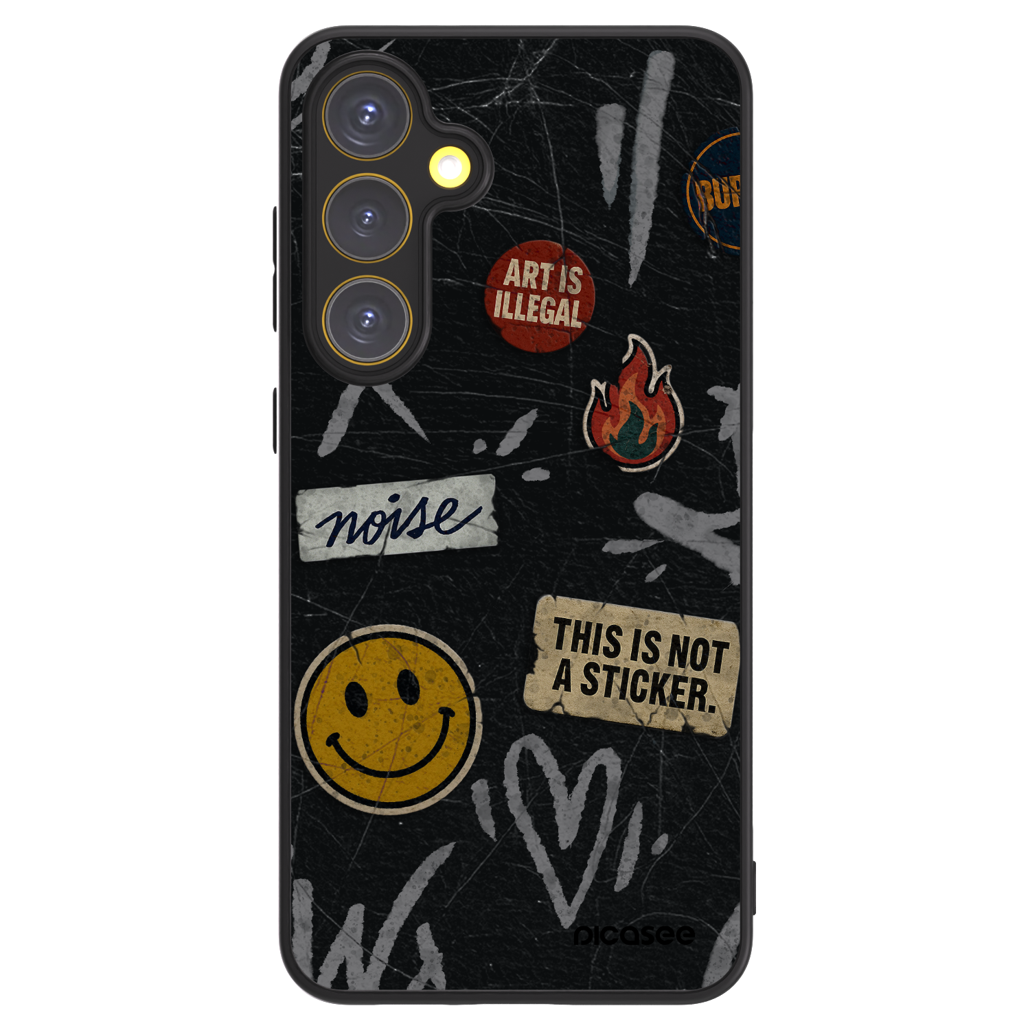 Picasee ULTIMATE CASE PowerShare για Samsung Galaxy S24 FE S721B - STICKERS x TAGS