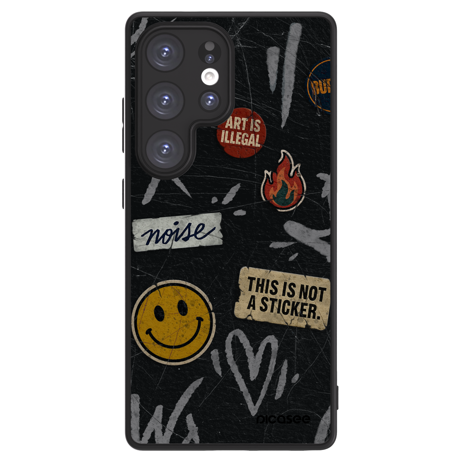 Picasee ULTIMATE CASE PowerShare για Samsung Galaxy S25 Ultra 5G - STICKERS x TAGS