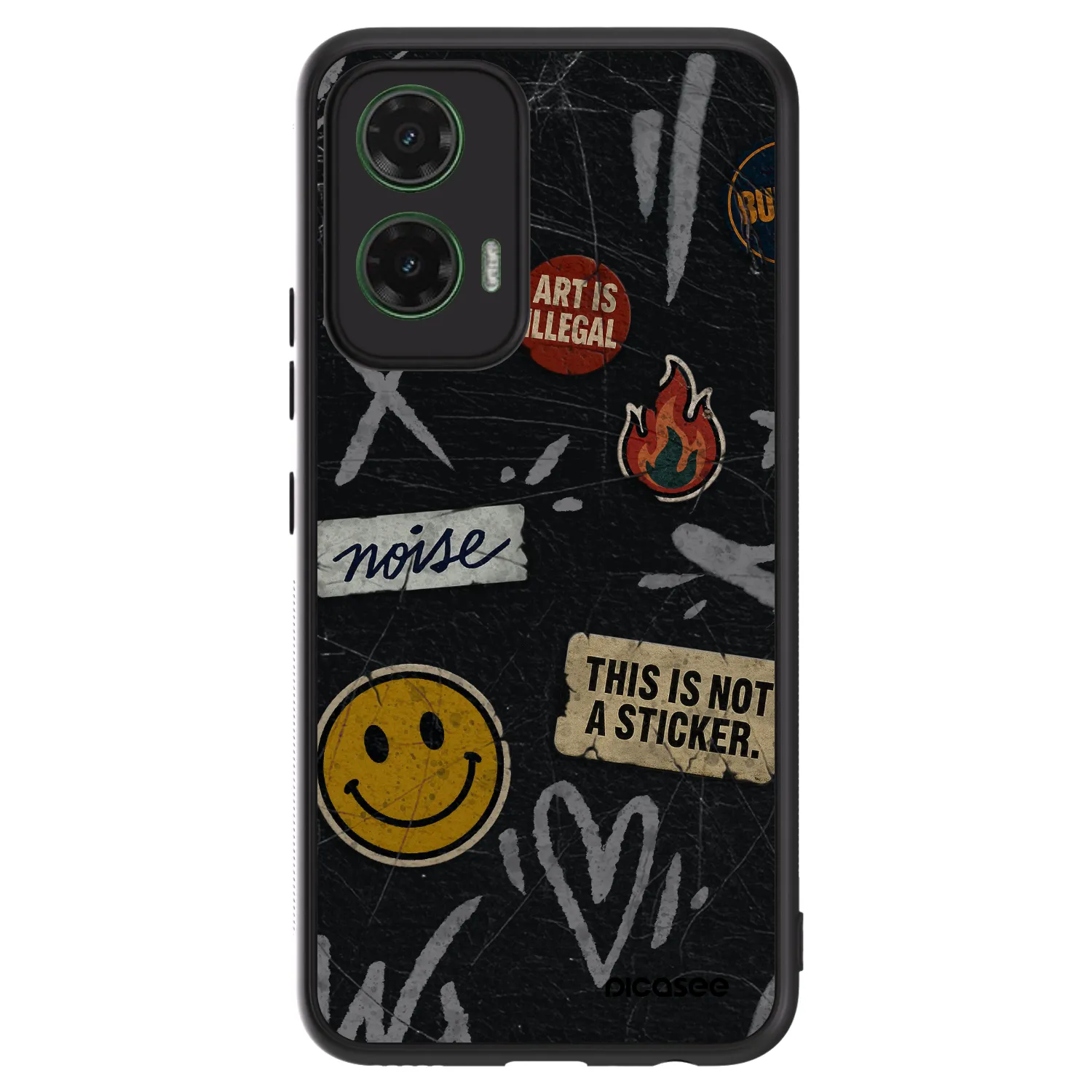Picasee ULTIMATE CASE για Motorola Moto G35 5G - STICKERS x TAGS