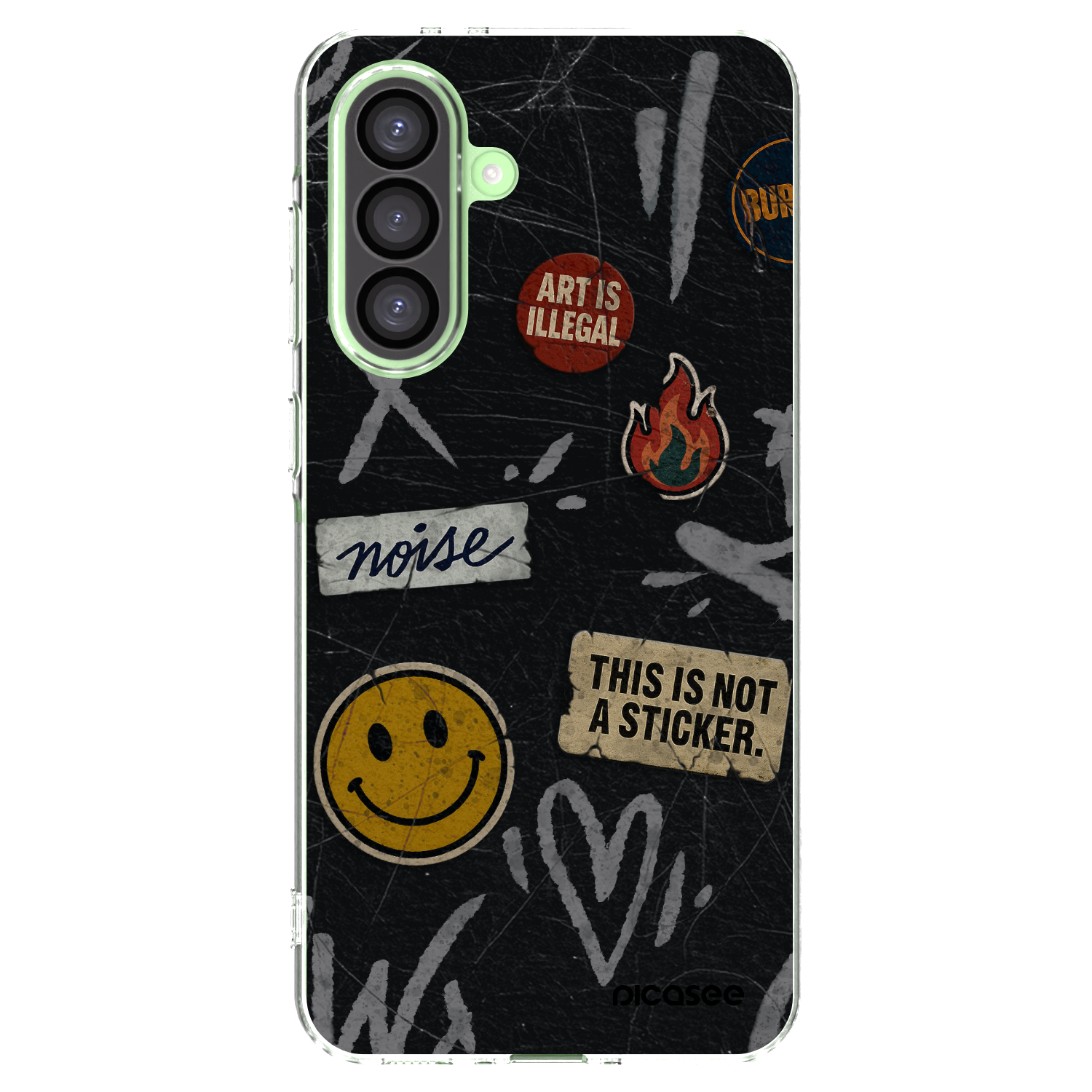 Picasee διαφανής θήκη σιλικόνης Samsung Galaxy A26 5G A266B - STICKERS x TAGS