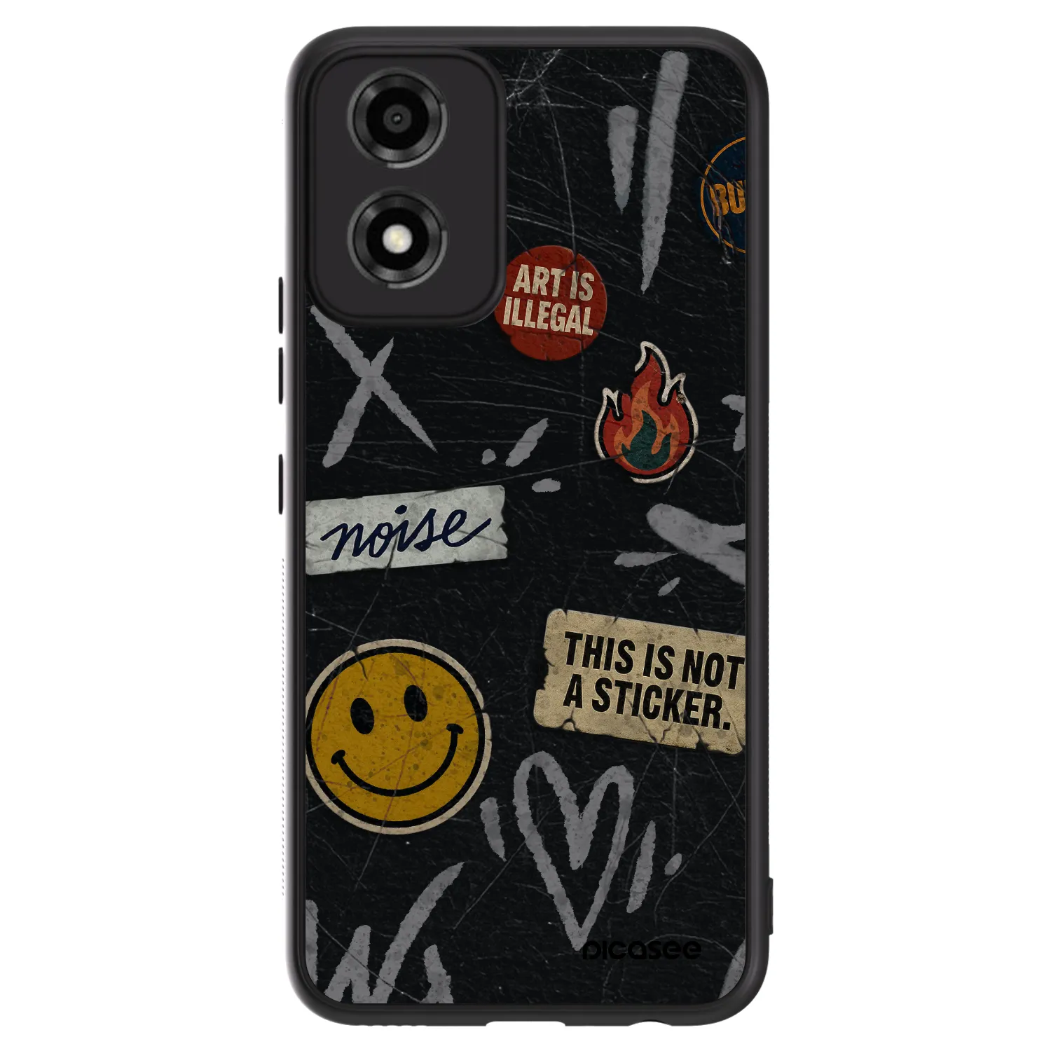 Picasee ULTIMATE CASE για Motorola Moto E14 - STICKERS x TAGS