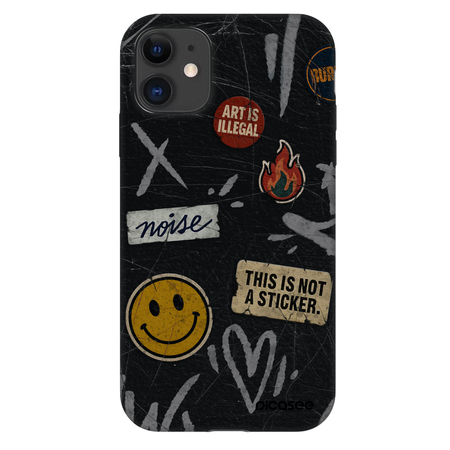 Picasee Fashion Case για Apple iPhone 11 - STICKERS x TAGS