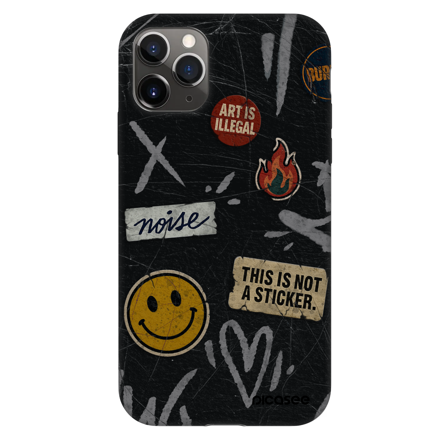 Picasee Fashion Case για Apple iPhone 11 Pro - STICKERS x TAGS