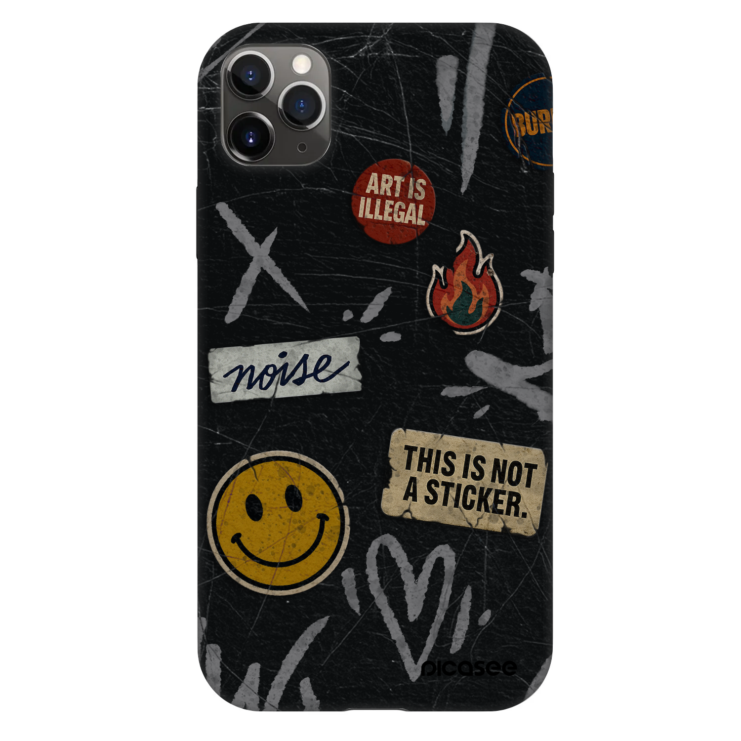 Picasee Fashion Case για Apple iPhone 11 Pro Max - STICKERS x TAGS