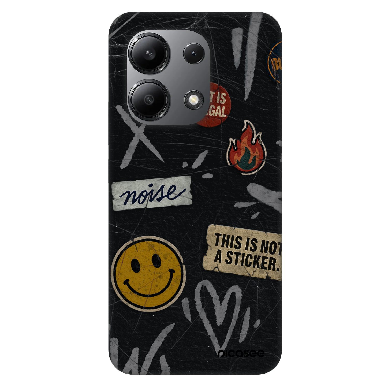 Picasee Fashion Case για Xiaomi Redmi Note 13 4G - STICKERS x TAGS