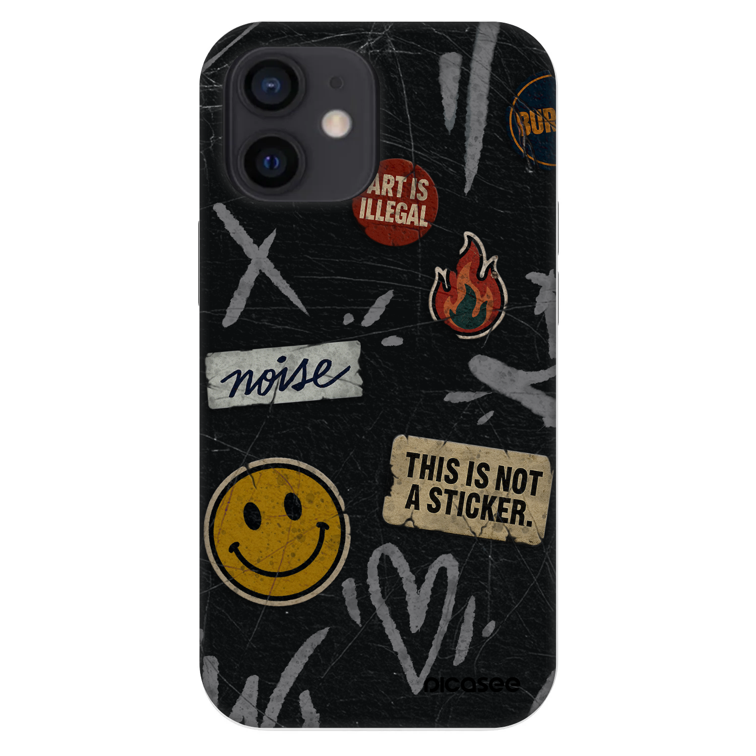 Picasee Fashion Case για Apple iPhone 12 mini - STICKERS x TAGS