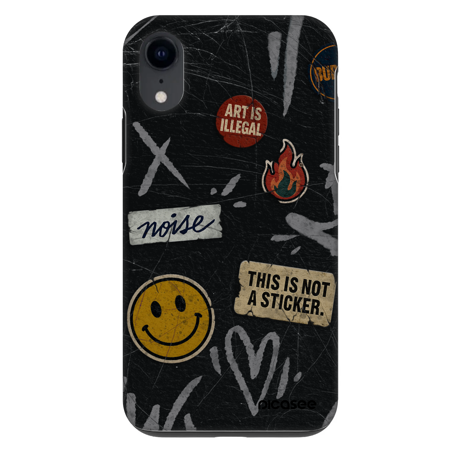 Picasee Fashion Case για Apple iPhone XR - STICKERS x TAGS