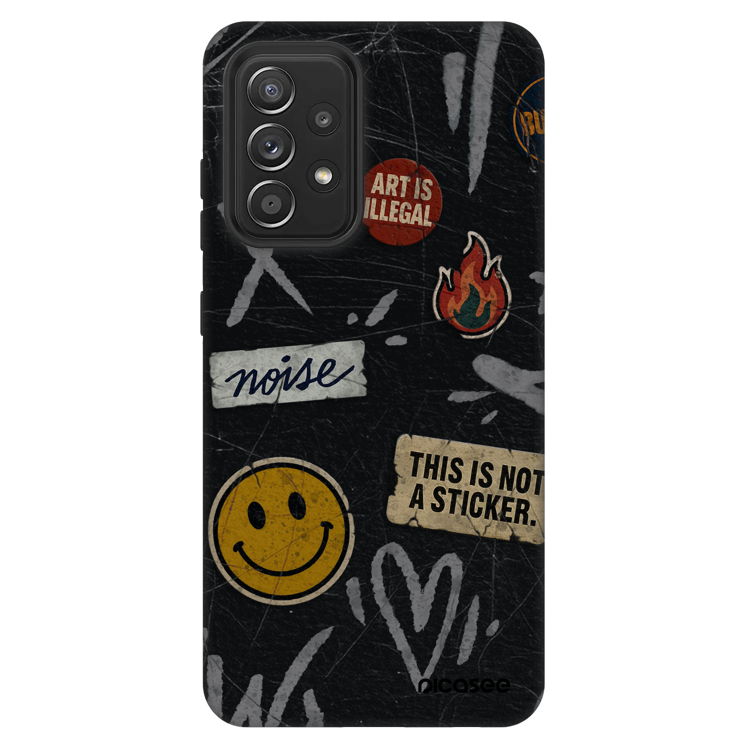 Picasee Fashion Case για Samsung Galaxy A52s 5G A528B - STICKERS x TAGS