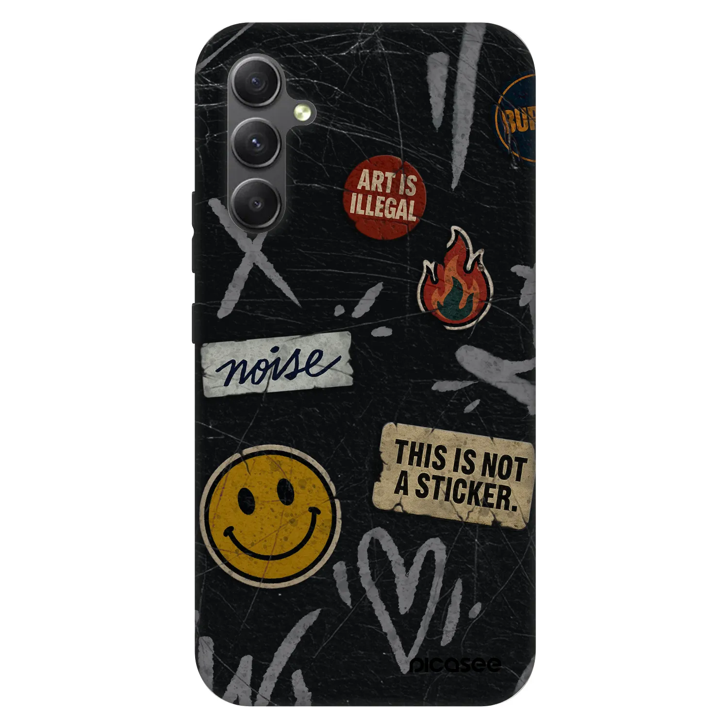 Picasee Fashion Case για Samsung Galaxy A34 5G A346B - STICKERS x TAGS