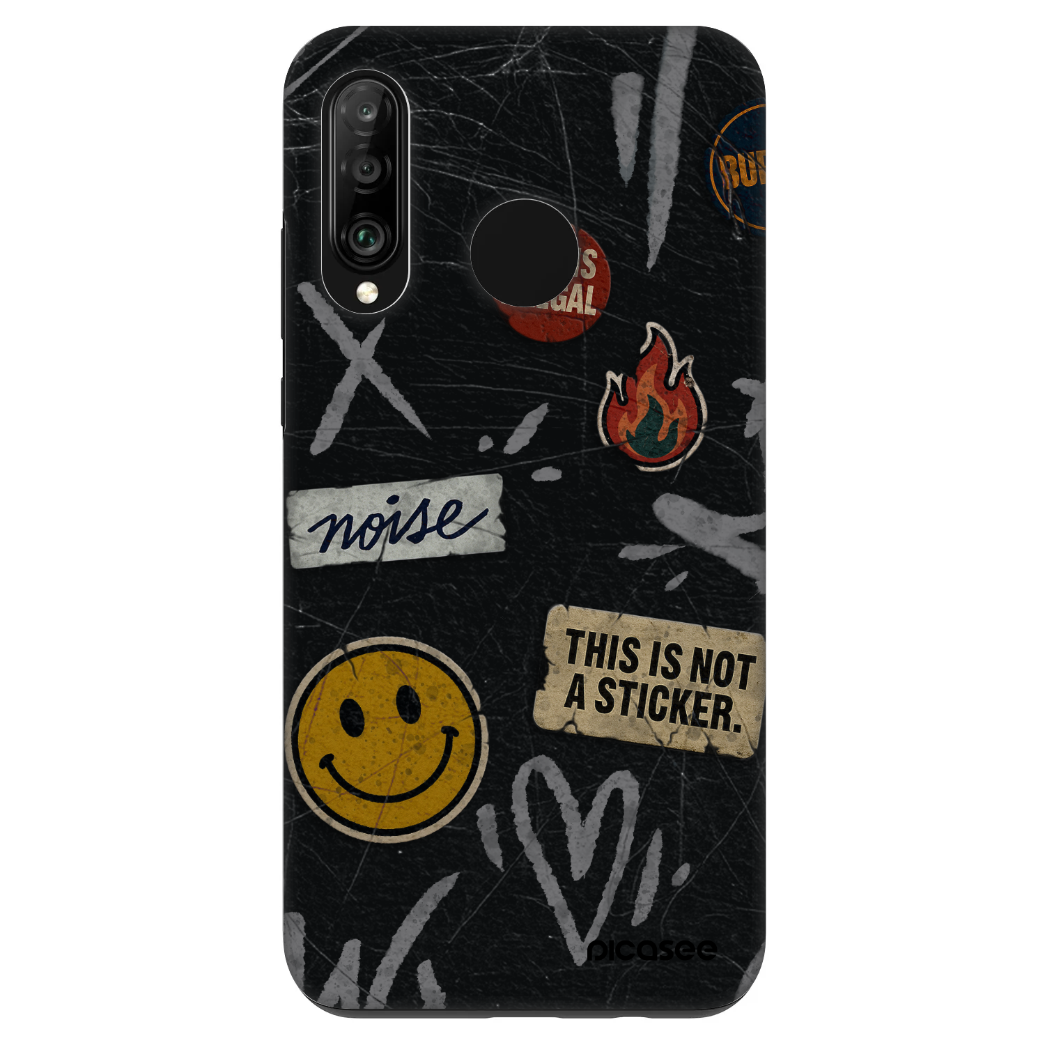 Picasee Fashion Case για Huawei P30 Lite - STICKERS x TAGS