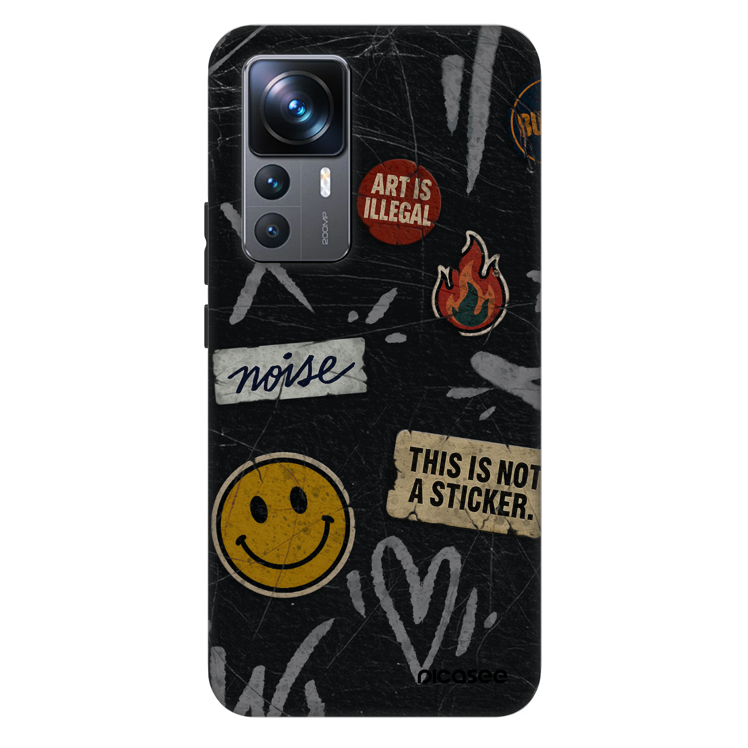Picasee Fashion Case για Xiaomi 12T - STICKERS x TAGS