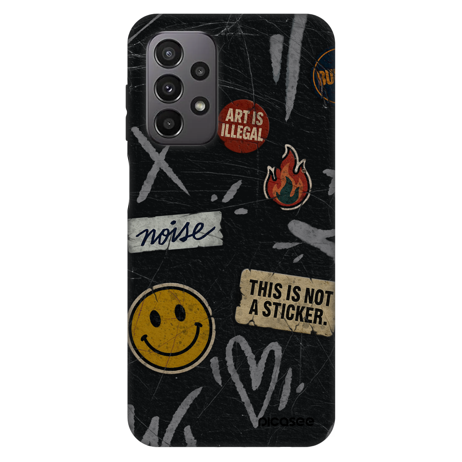 Picasee Fashion Case για Samsung Galaxy A23 A235F 4G - STICKERS x TAGS