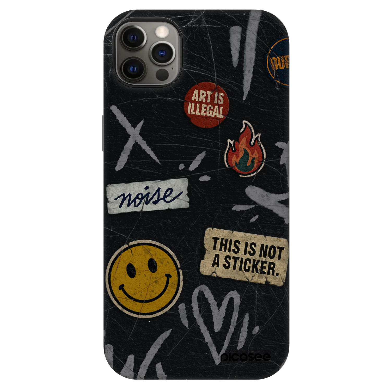 Picasee Fashion Case MagSafe για Apple iPhone 12 Pro Max - STICKERS x TAGS