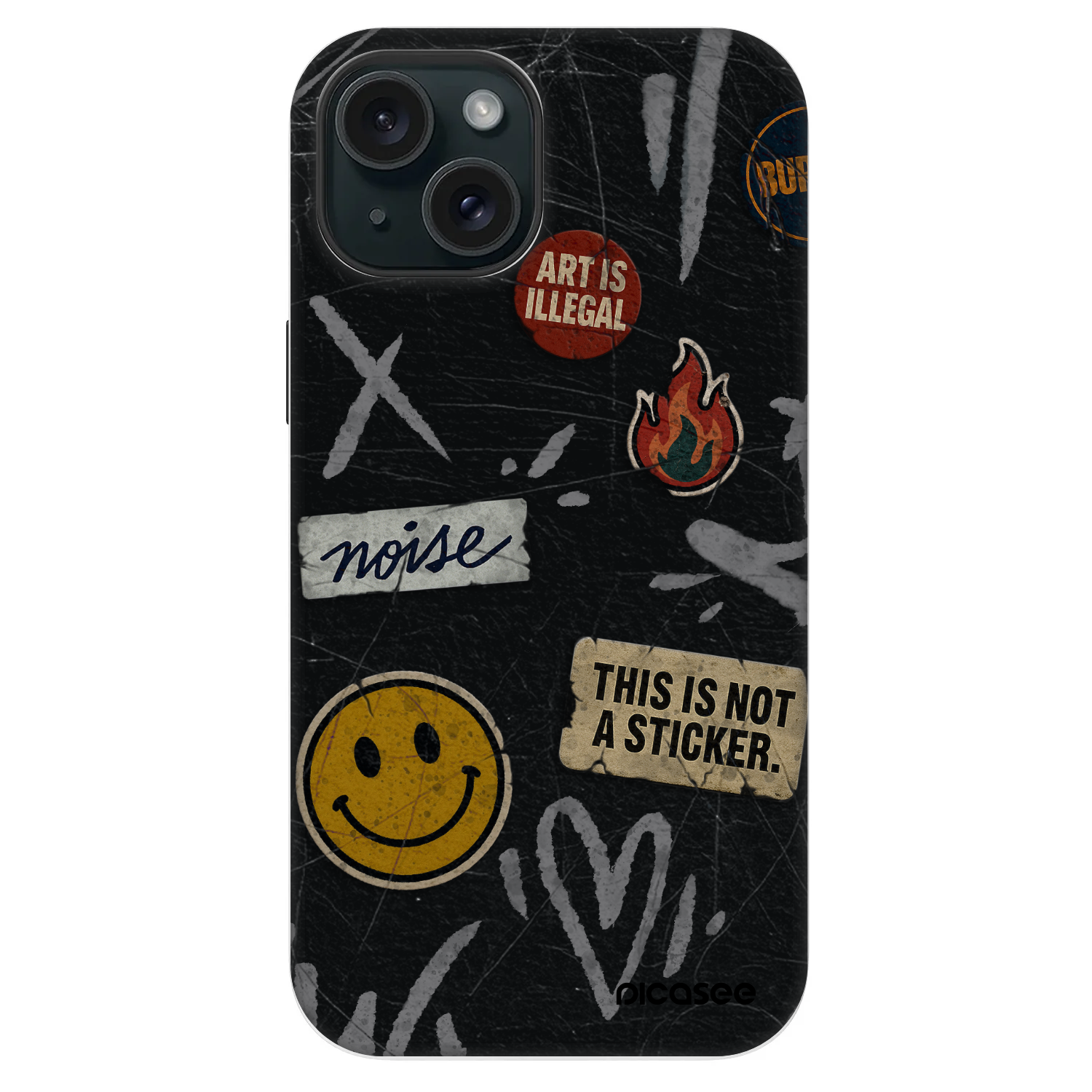 Picasee Fashion Case MagSafe για Apple iPhone 14 - STICKERS x TAGS