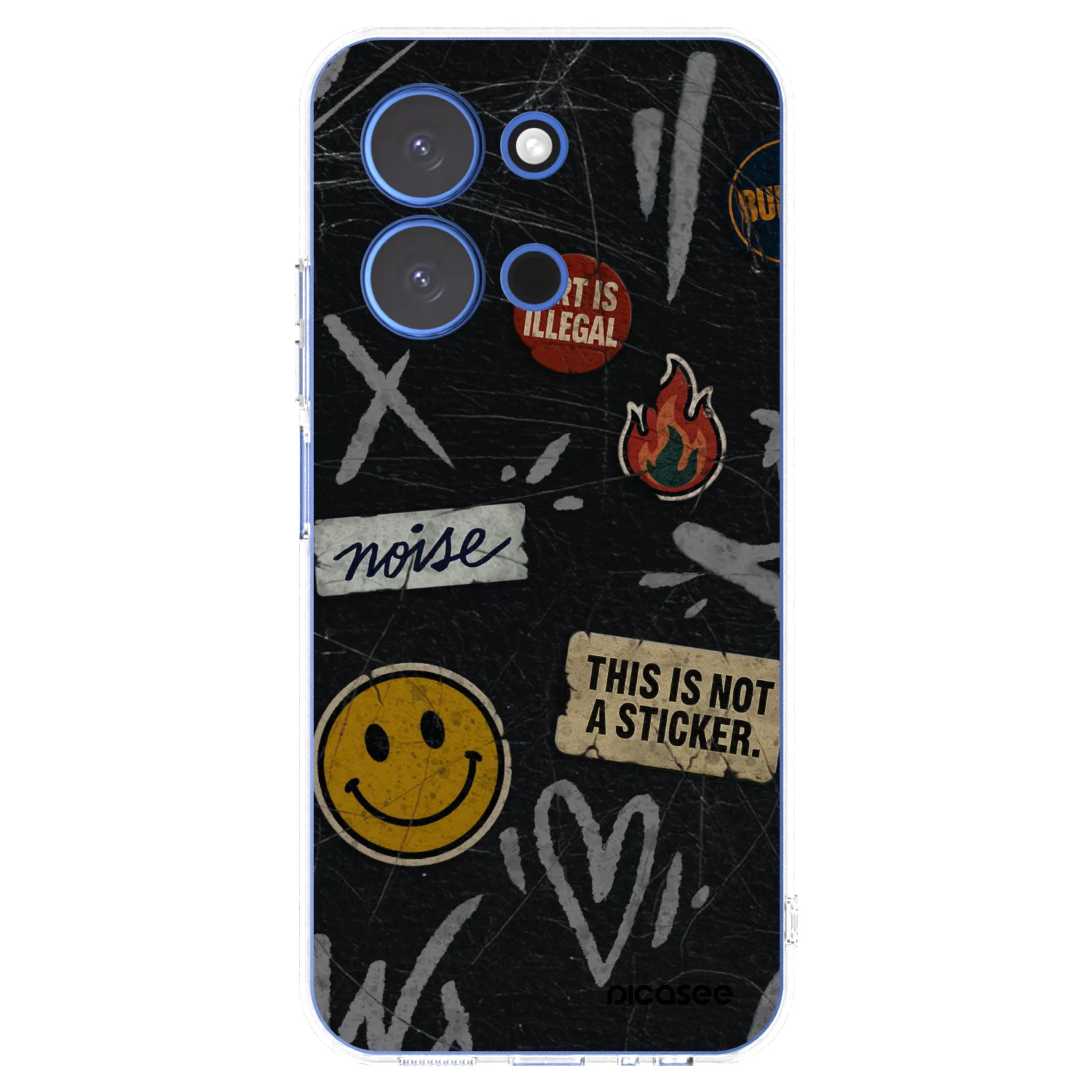 Picasee διαφανής θήκη σιλικόνης Xiaomi Redmi 15C 4G - STICKERS x TAGS