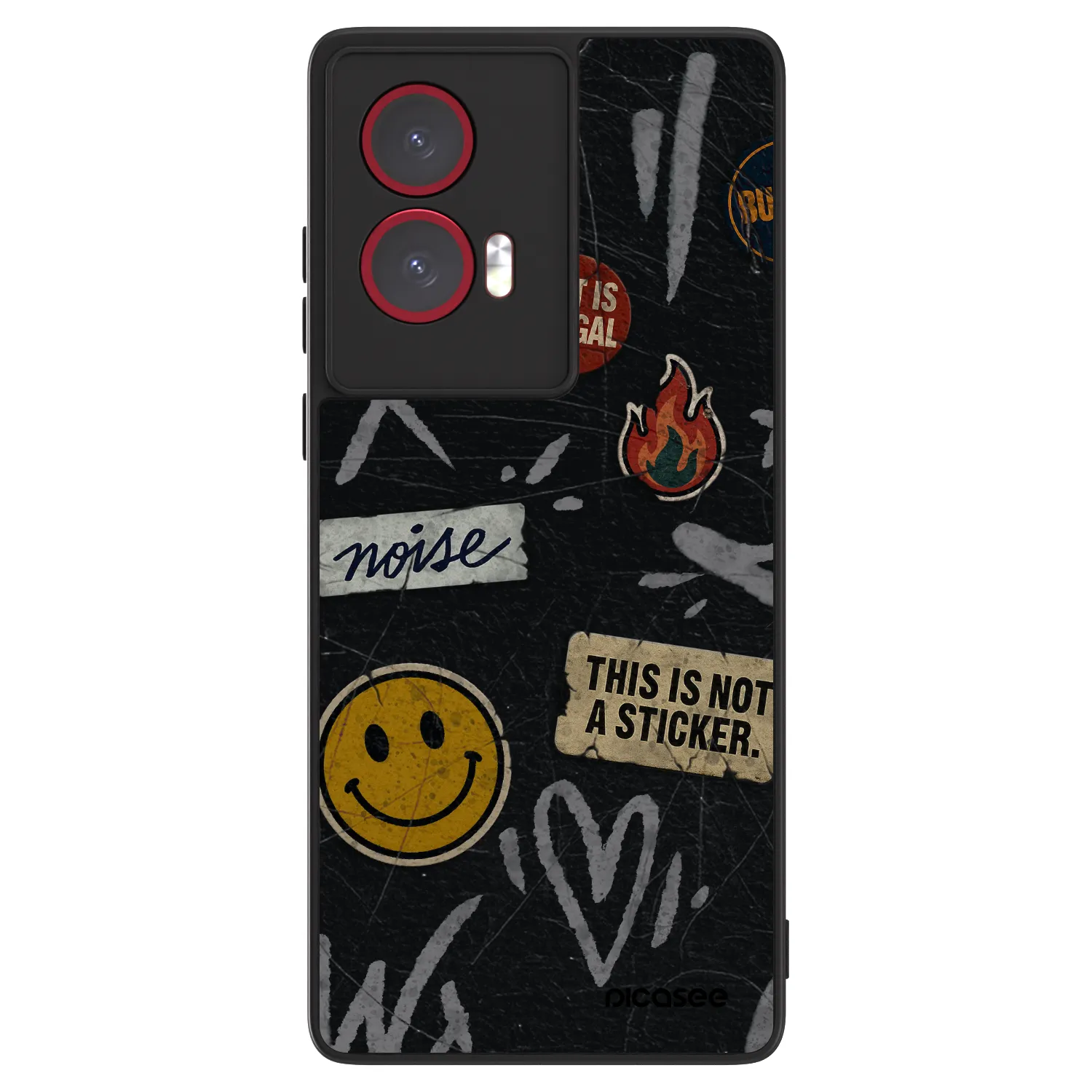 Picasee ULTIMATE CASE για Motorola Edge 50 Fusion - STICKERS x TAGS