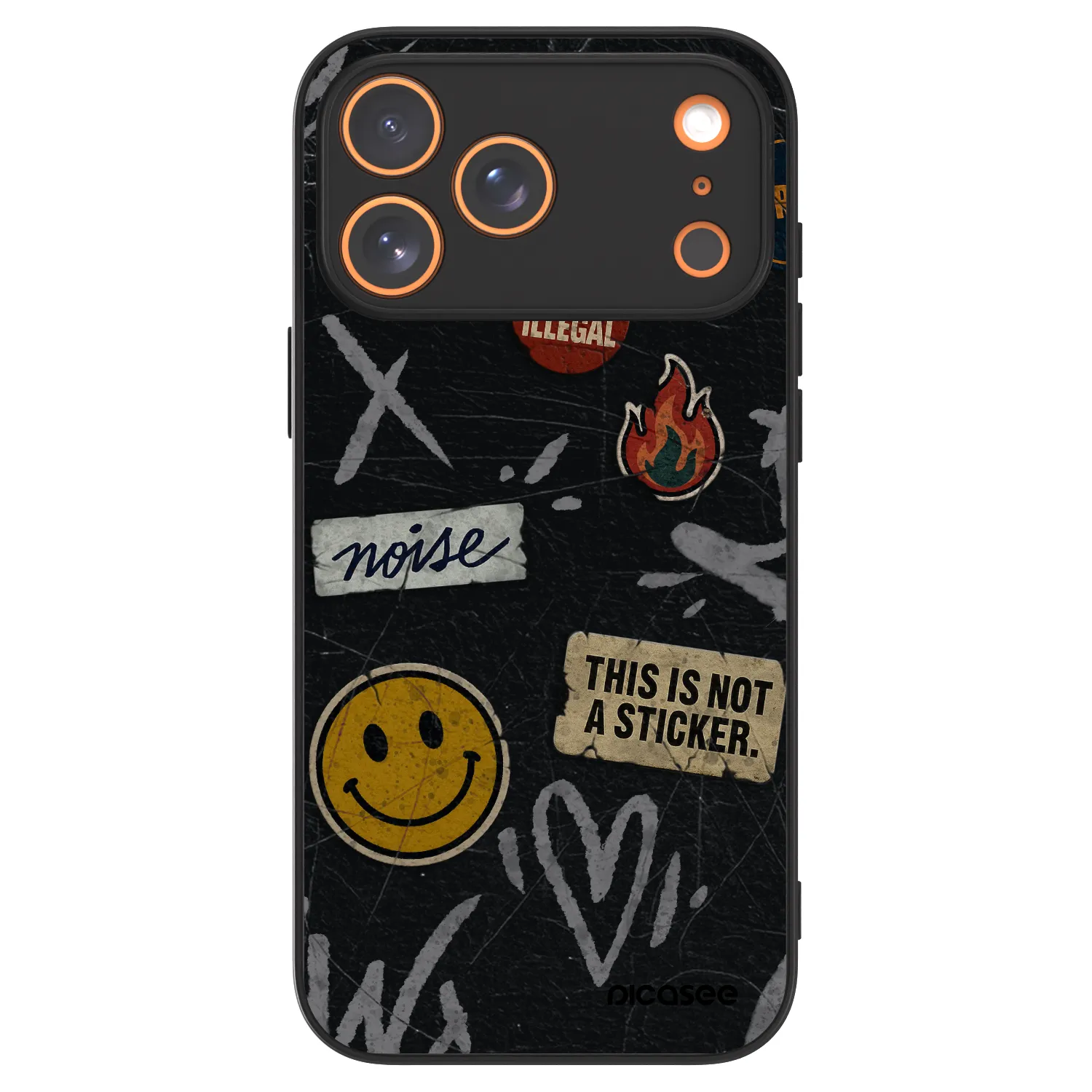Picasee ULTIMATE CASE MagSafe pro Apple iPhone 18 Pro Max - STICKERS x TAGS