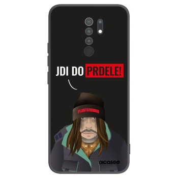 Picasee Μαύρη θήκη σιλικόνης για Xiaomi Redmi 9 - Bezďák