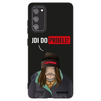 Picasee Μαύρη θήκη σιλικόνης για Samsung Galaxy S20 FE - Bezďák