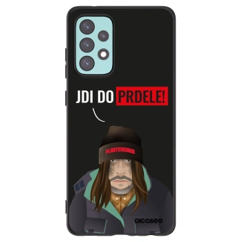 Picasee Μαύρη θήκη σιλικόνης για Samsung Galaxy A72 A725F - Bezďák