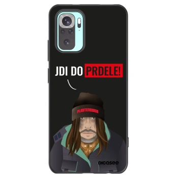 Picasee Μαύρη θήκη σιλικόνης για Xiaomi Redmi Note 10 Pro - Bezďák