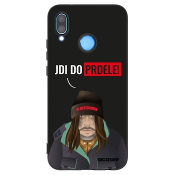 Picasee Μαύρη θήκη σιλικόνης για Huawei P20 Lite - Bezďák
