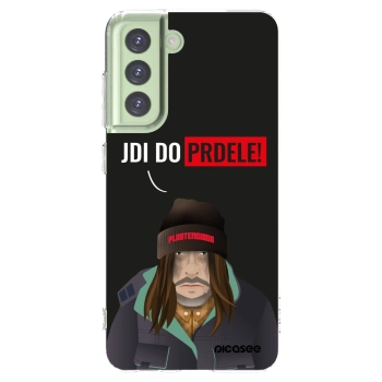 Picasee διαφανής θήκη σιλικόνης Samsung Galaxy S21 FE 5G - Bezďák