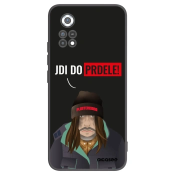 Picasee Μαύρη θήκη σιλικόνης για Xiaomi Poco X4 Pro 5G - Bezďák