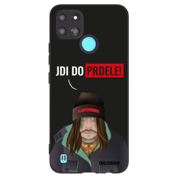 Picasee Μαύρη θήκη σιλικόνης για Realme C21Y - Bezďák