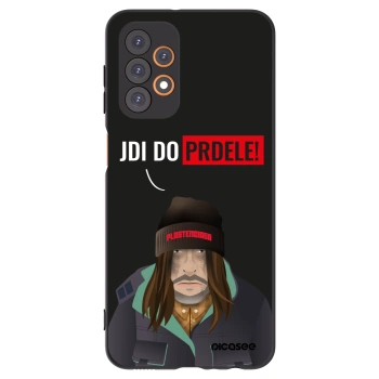 Picasee Μαύρη θήκη σιλικόνης για Samsung Galaxy A23 A236B 5G - Bezďák