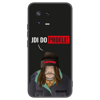 Picasee Μαύρη θήκη σιλικόνης για Xiaomi 13 Pro - Bezďák