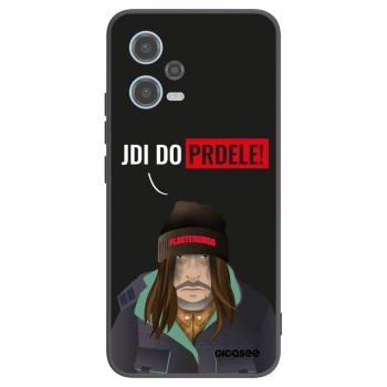 Picasee Μαύρη θήκη σιλικόνης για Xiaomi Redmi Note 12 5G - Bezďák