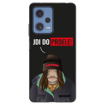 Picasee Μαύρη θήκη σιλικόνης για Xiaomi Redmi Note 12 Pro 5G - Bezďák