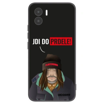 Picasee Μαύρη θήκη σιλικόνης για Xiaomi Redmi A2 - Bezďák