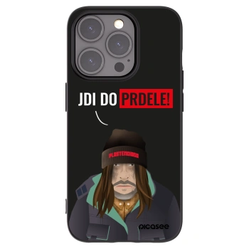 Picasee Μαύρη θήκη σιλικόνης για Apple iPhone 15 Pro - Bezďák