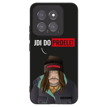 Picasee Μαύρη θήκη σιλικόνης για Xiaomi 14 - Bezďák