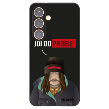 Picasee Μαύρη θήκη σιλικόνης για Samsung Galaxy S24 S921B 5G - Bezďák