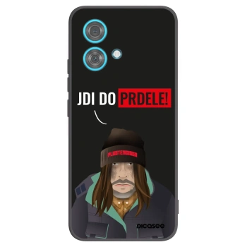 Picasee Μαύρη θήκη σιλικόνης για Motorola Edge 40 Neo - Bezďák
