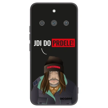 Picasee Μαύρη θήκη σιλικόνης για Realme 11 Pro+ - Bezďák