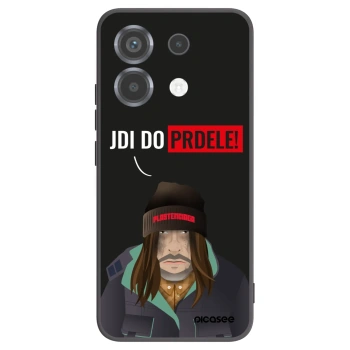 Picasee Μαύρη θήκη σιλικόνης για Xiaomi Poco X6 - Bezďák