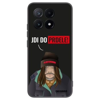 Picasee Μαύρη θήκη σιλικόνης για Xiaomi Poco X6 Pro - Bezďák